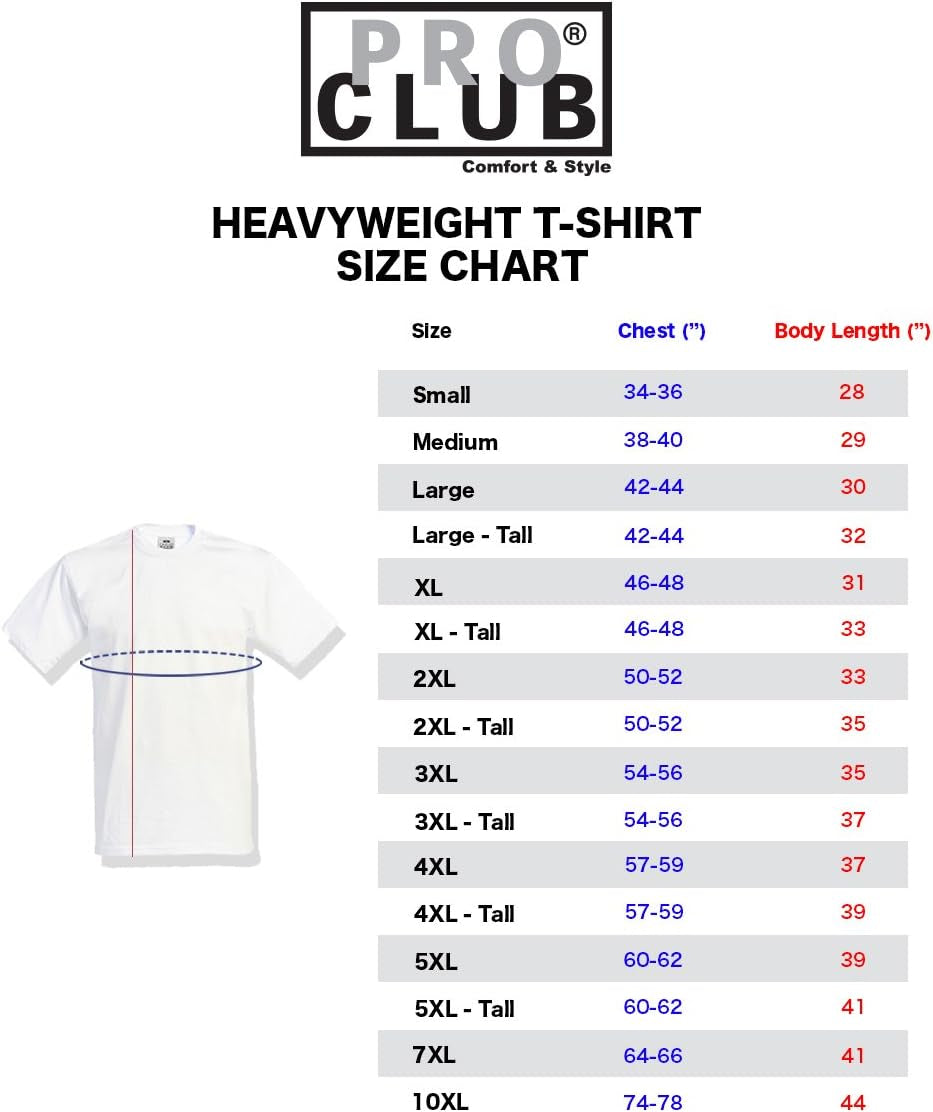 Men'S Heavyweight Cotton Short Sleeve Crew Neck T-Shirt