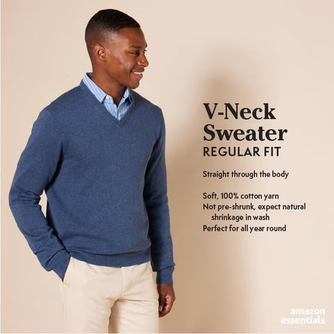 Men'S V-Neck Sweater (Available in Big & Tall)