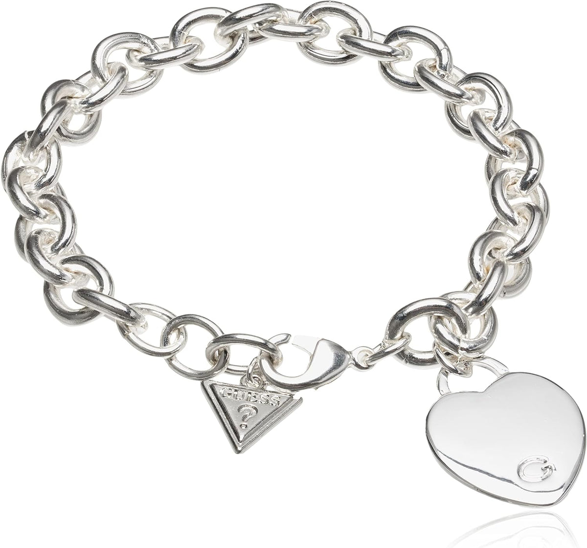 "Basic" G Logo Heart Link Bracelet