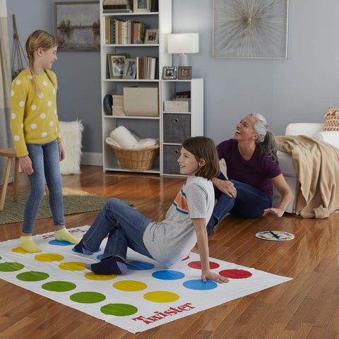 Twister Party Classic Board Game for 2 or More Players,Indoor and Outdoor Game for Kids 6 and Up,Packaging May Vary