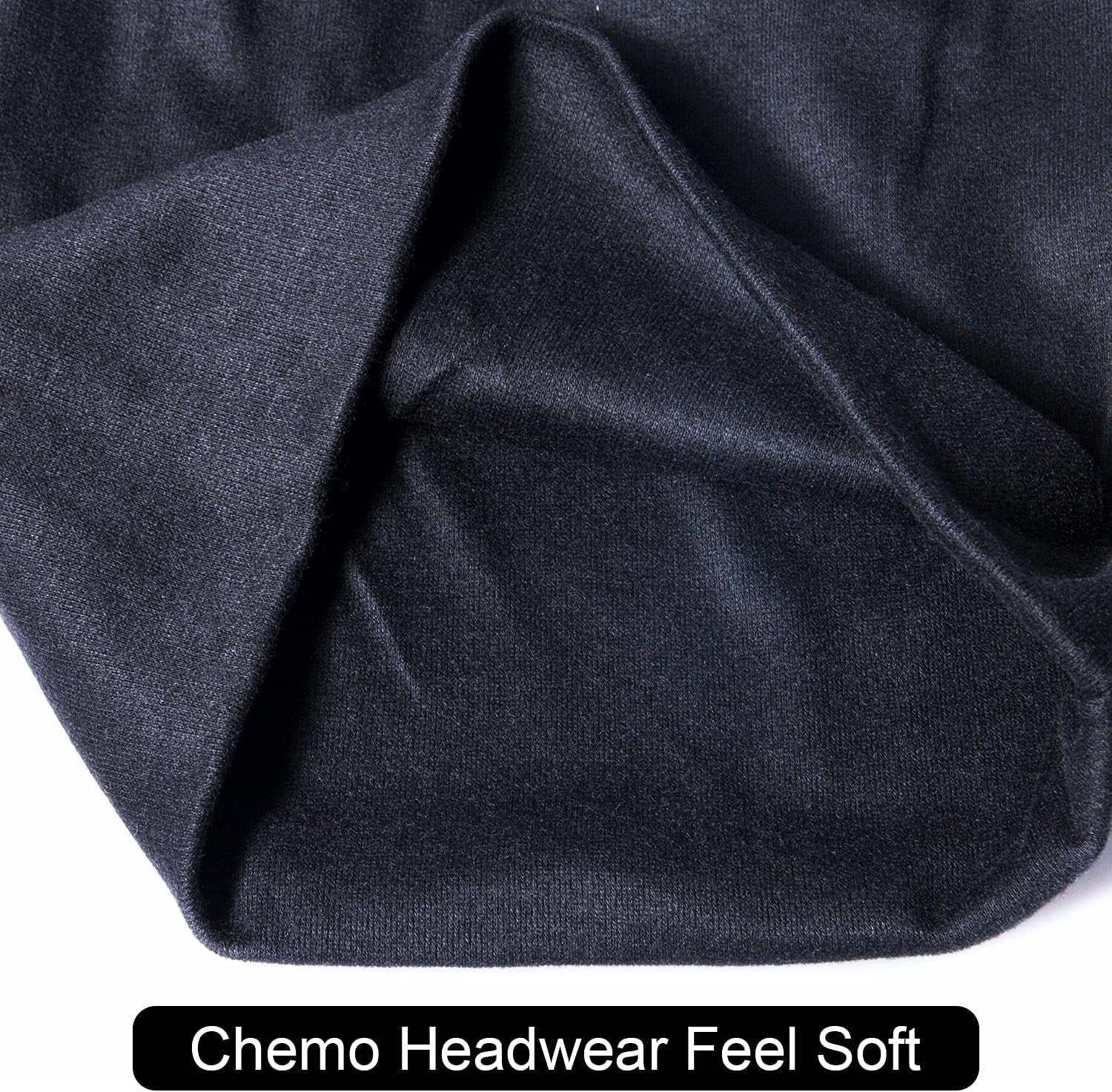 Cotton Slouchy Beanie Hats, Chemo Headwear for Women Men Soft Lightweight Chemo Skull Cap Elastic Sleeping Cap