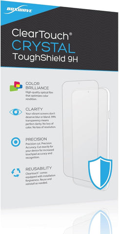 Screen Protector Compatible with Spade & Co Health Smartwatch 3 - Cleartouch Crystal Toughshield 9H (2-Pack), Clear 9H Tough Flexible Film Screen Protector