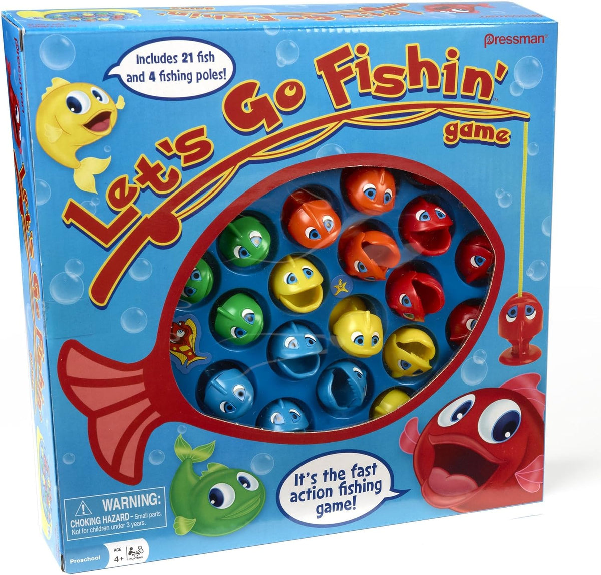 Let'S Go Fishin' Game by  - the Original Fast-Action Fishing Game!, 1-4 Players