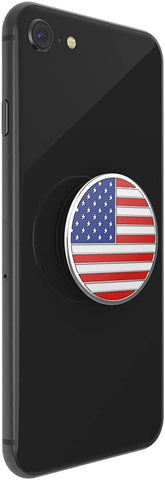 Phone Grip with Expanding Kickstand, USA Popgrip - Enamel Old Glory